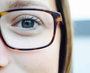 Image of an eye to promote eye health.