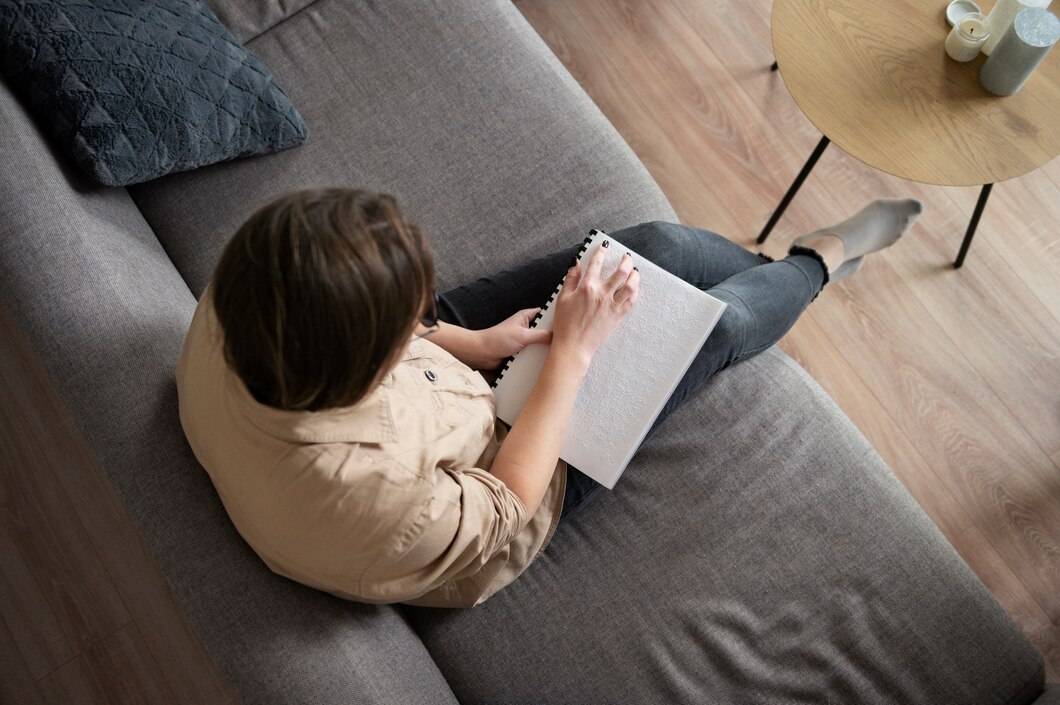 woman writing adjustments on a piece of paper