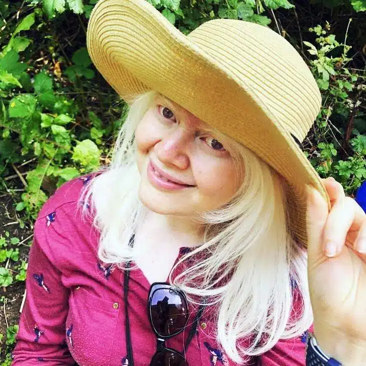 2 Fancy a REAL Blind Date? Young lady smiling in a straw hat