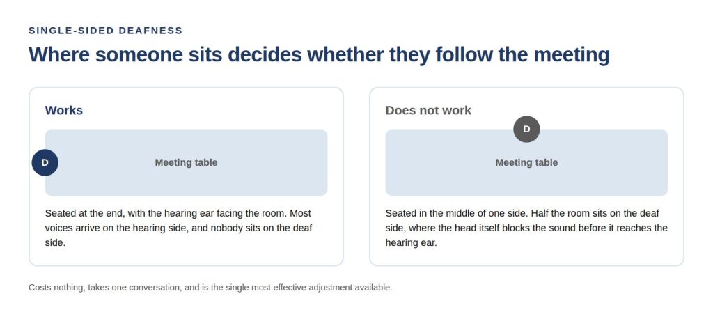 wws2 Working with Single-Sided Deafness: Low-Cost Workplace Adjustments and Practical Support